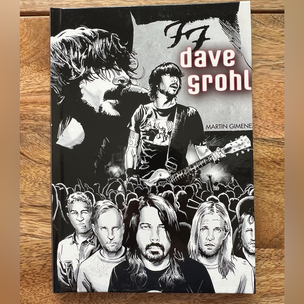 Dave Grohl Foo Fighters hardcover comic book